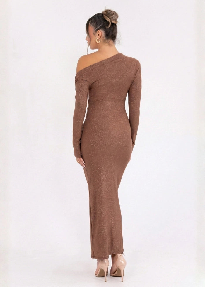 Brown sequined dress My dress studio