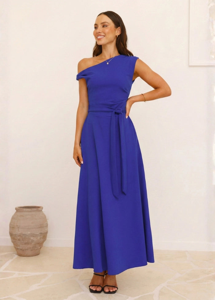Electric blue wedding guest dress My dress studio