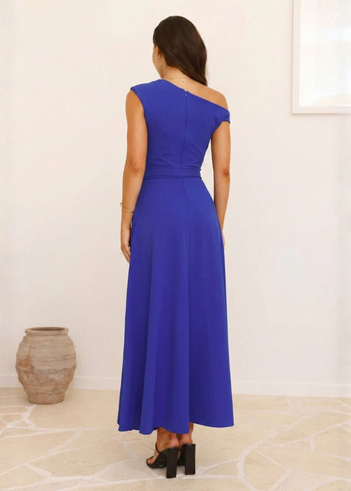 Electric blue wedding guest dress My dress studio
