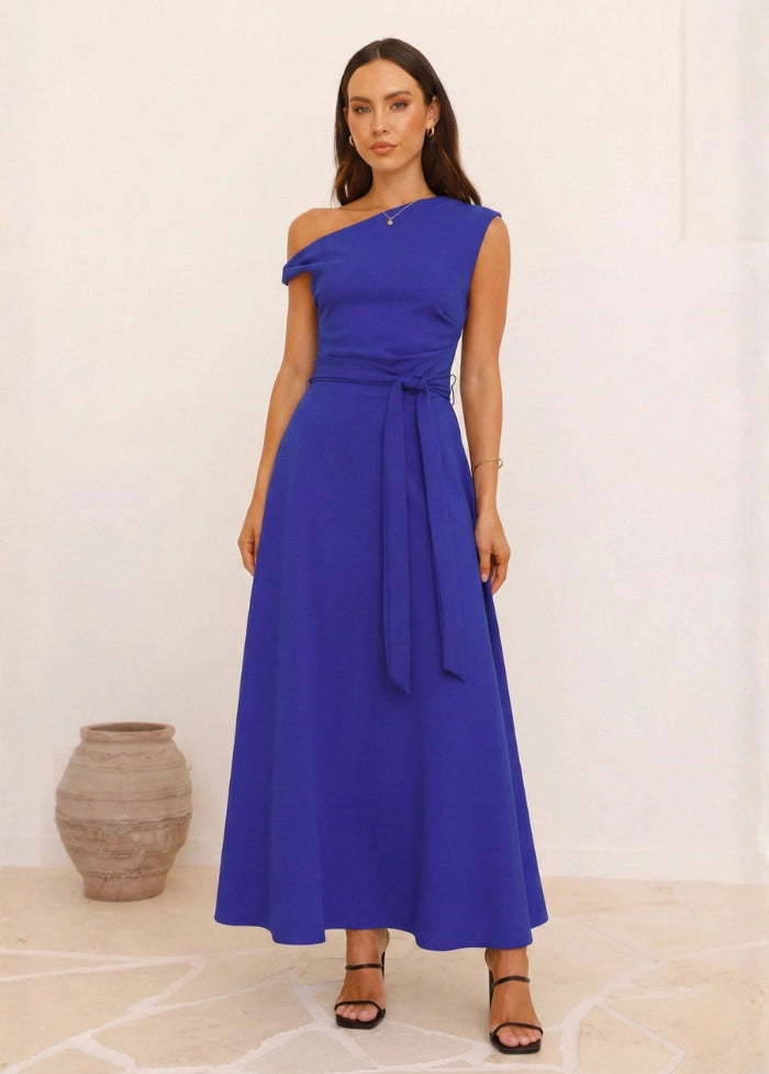 Electric blue wedding guest dress My dress studio