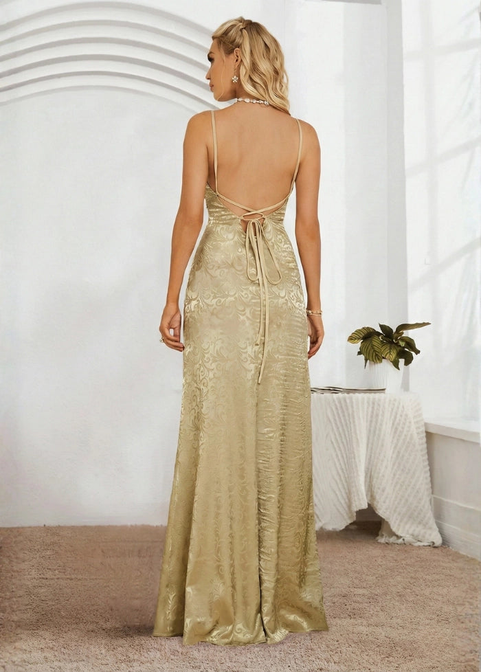 Gold bridesmaid dress My dress studio
