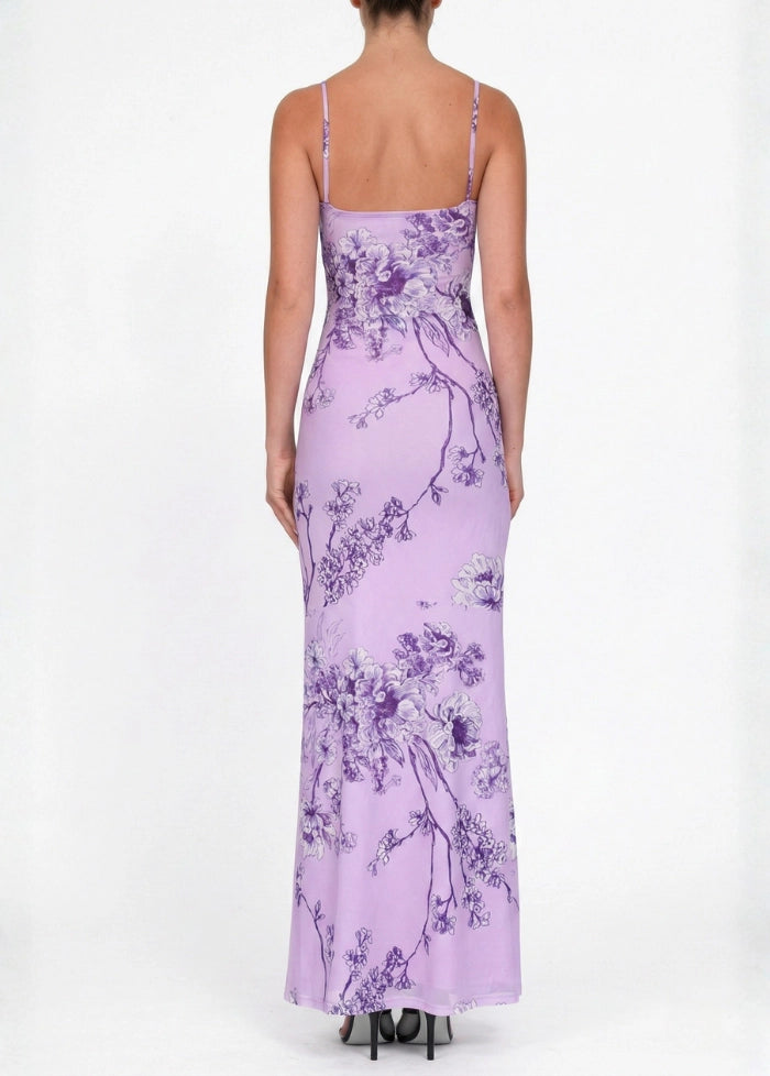 Lilac maxi dress My dress studio