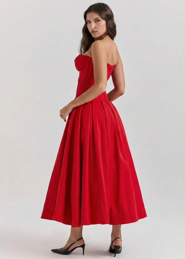 Long strapless dress My dress studio