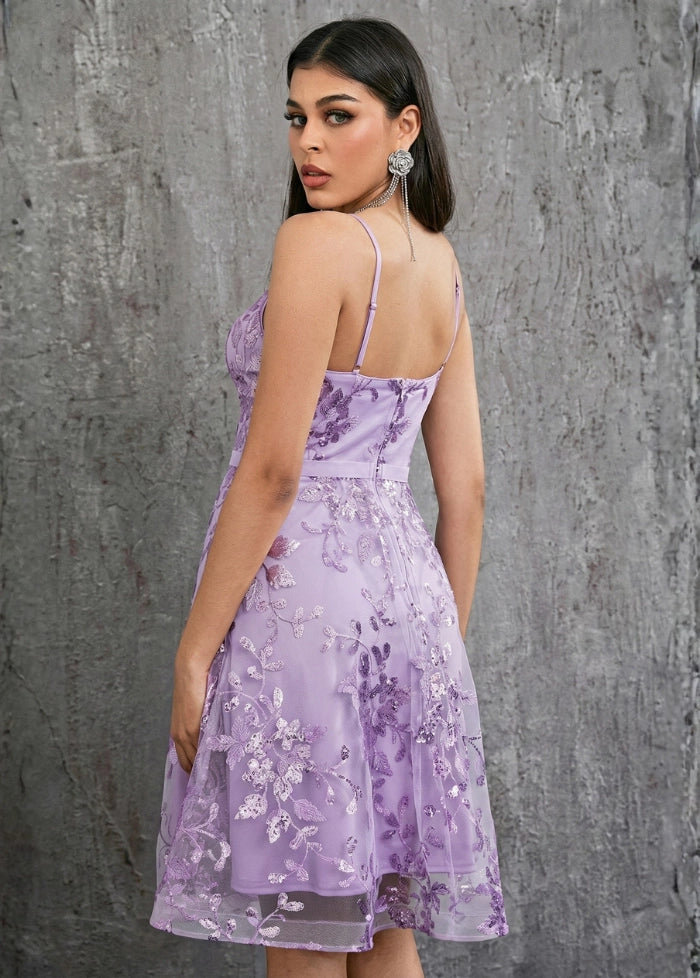 Mini lilac prom dress My dress studio