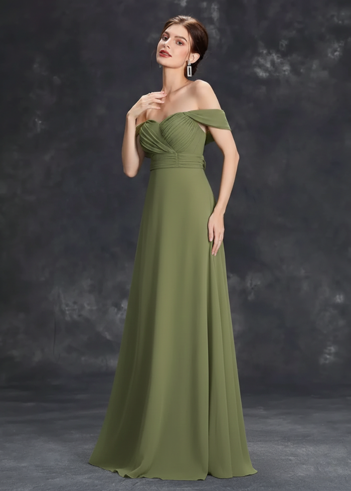 Olive green bridesmaid dress My dress studio