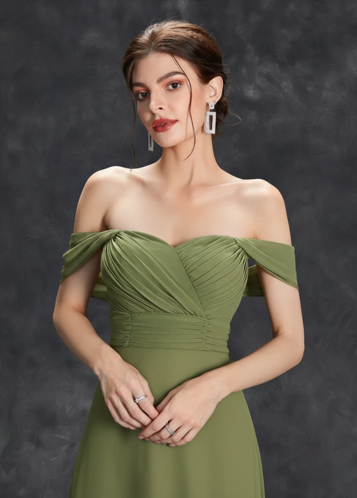 Olive green bridesmaid dress My dress studio