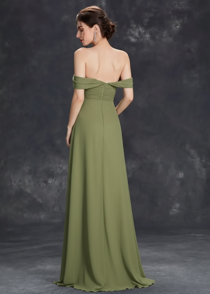 Olive green bridesmaid dress My dress studio