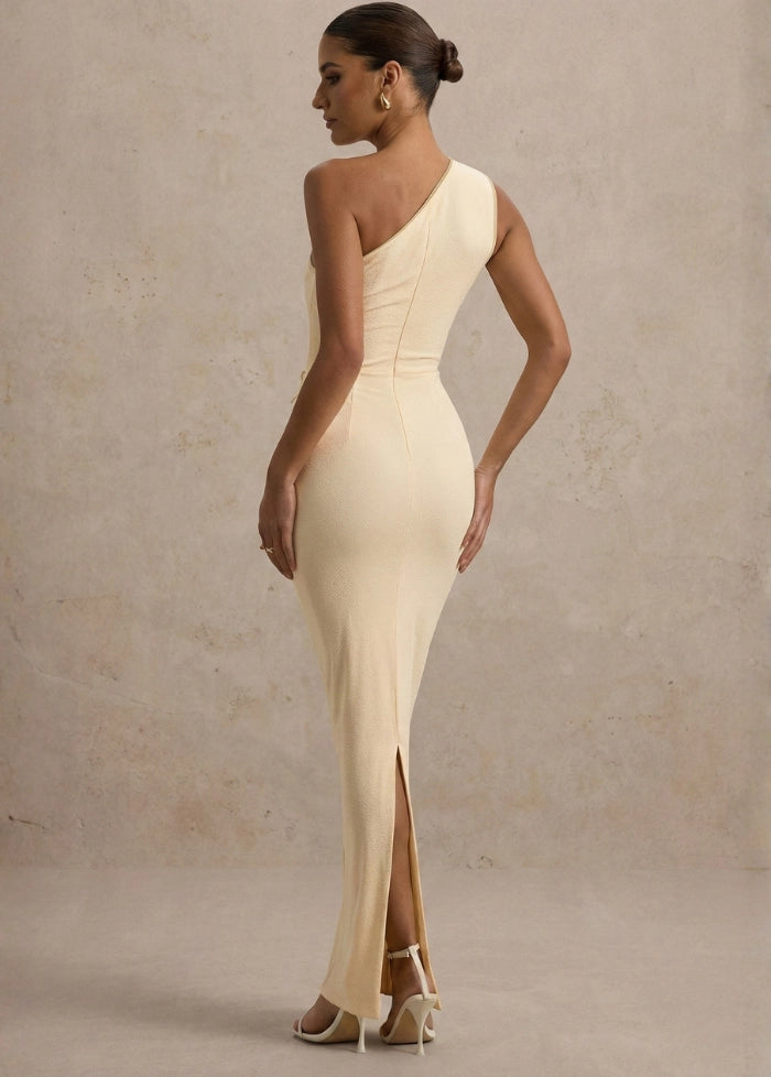 Pale yellow maxi dress My dress studio