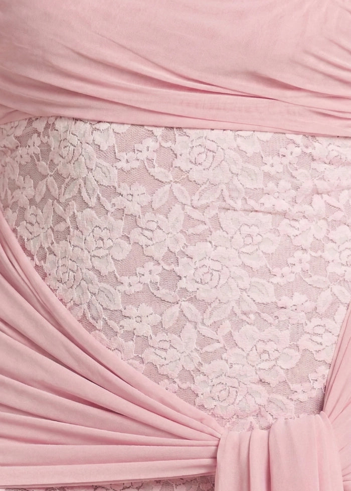 Pink lace dress My dress studio